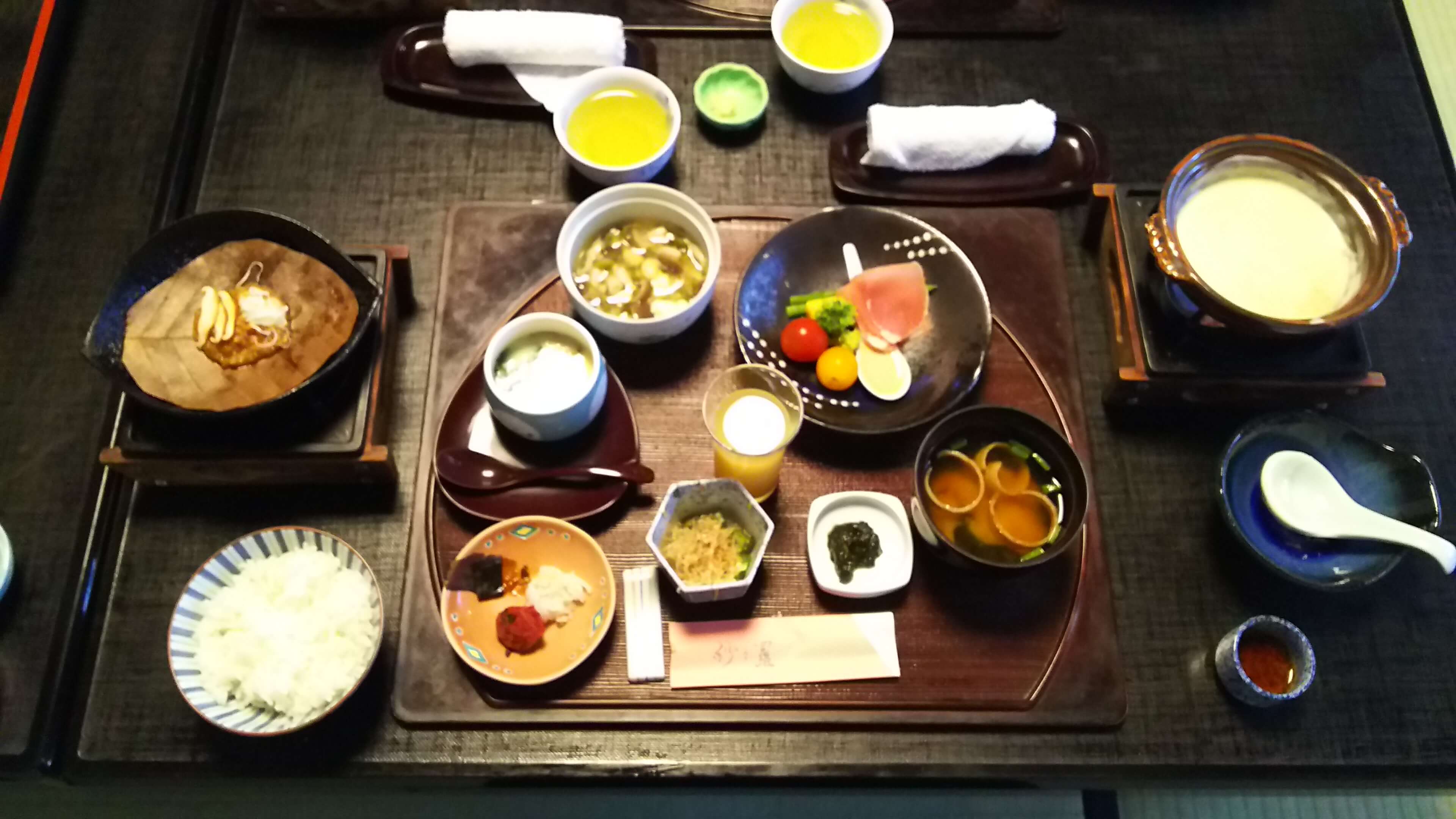 下呂温泉、朝ご飯